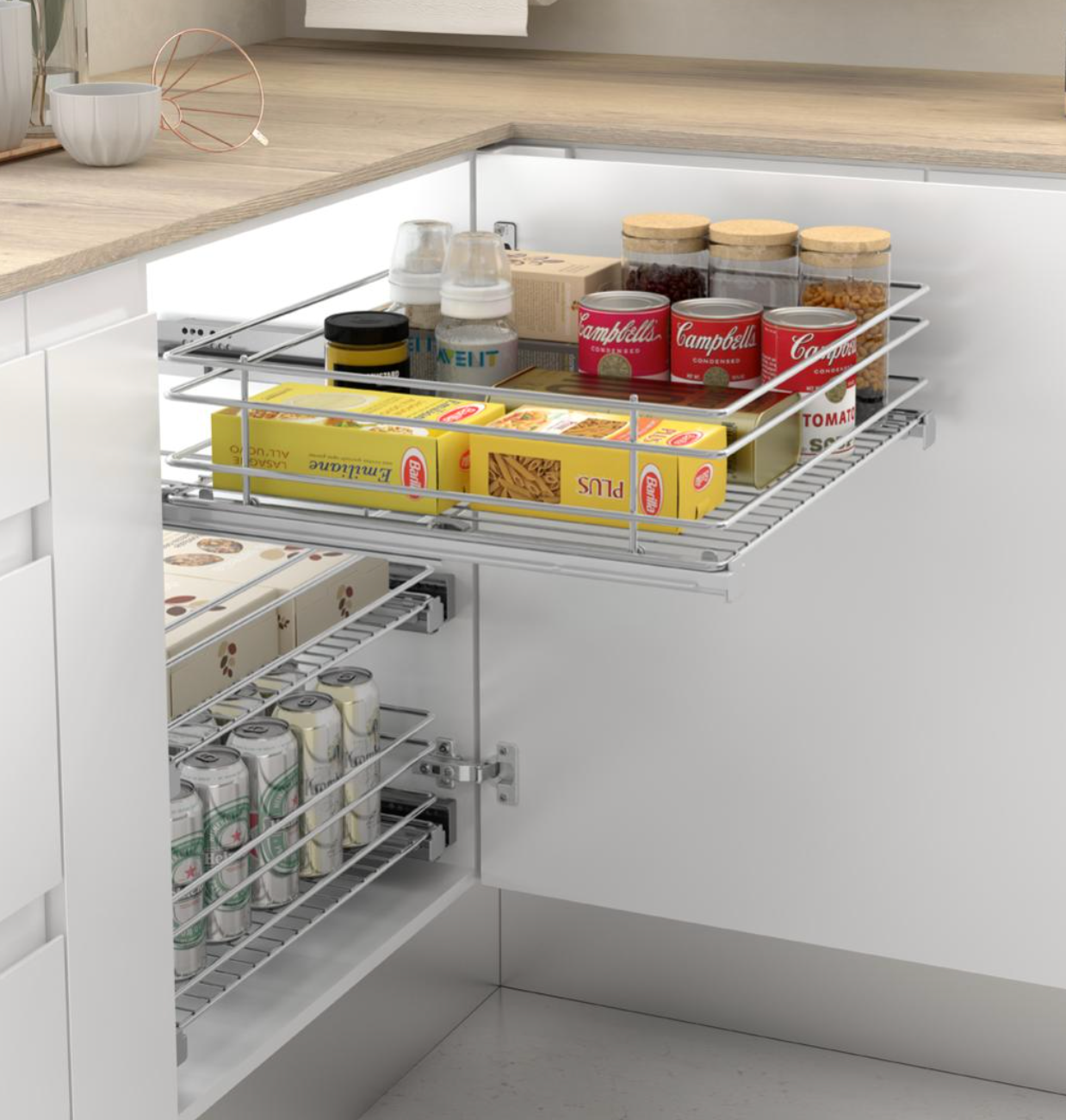 Cesta Extraíble Para Muebles - Imagen 2